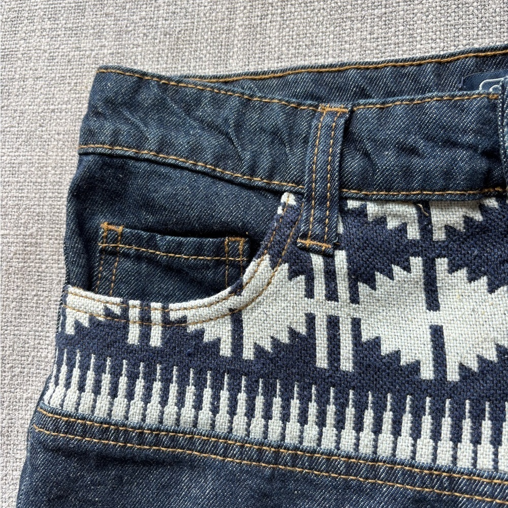 Cherokee Southwest Cowboy Western Patterned Women's mini skirt Size small - Picture 5 of 9